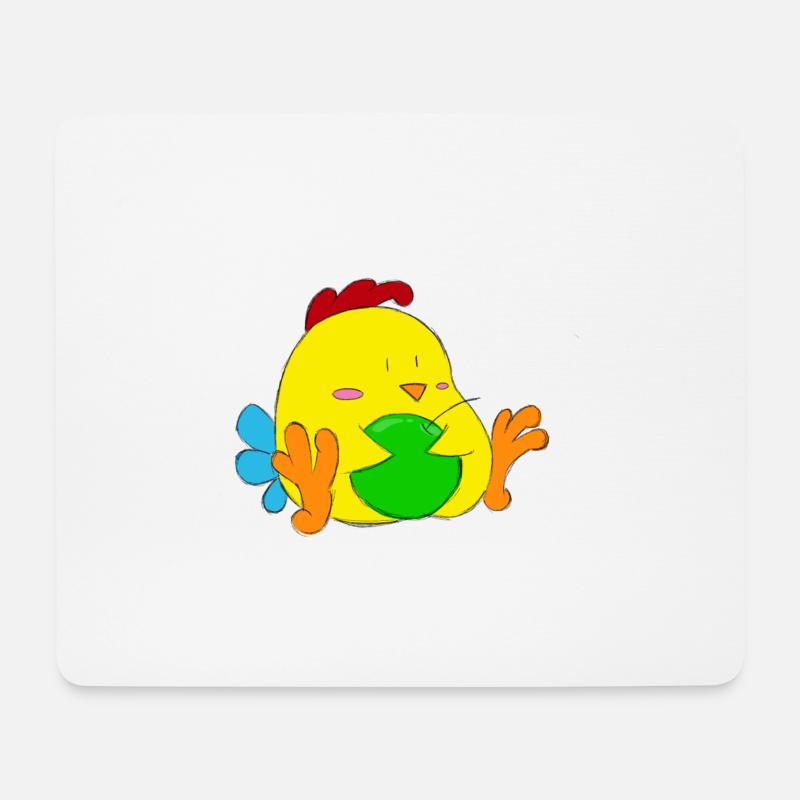 Chicken - Mouse Pad (horizontal) - white