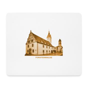 Fürstenwalde Dom St. Marien Spree Brandenburg - Mousepad (Querformat) - Weiß - Vorne