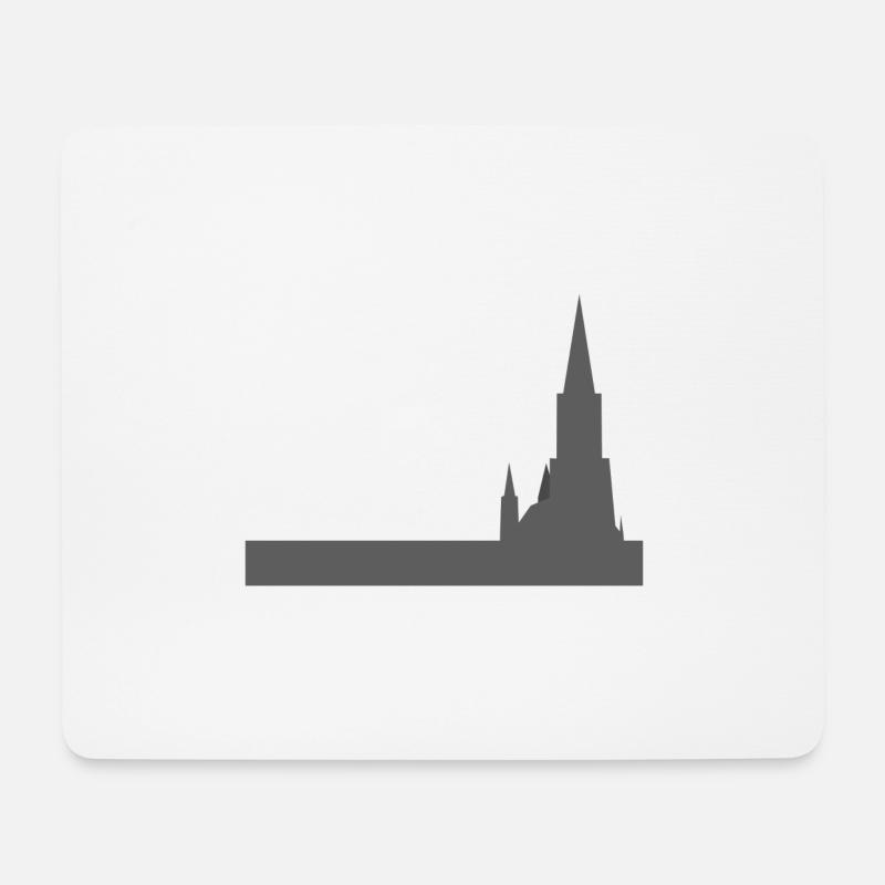 Ulm - Mousepad (Querformat) - Weiß