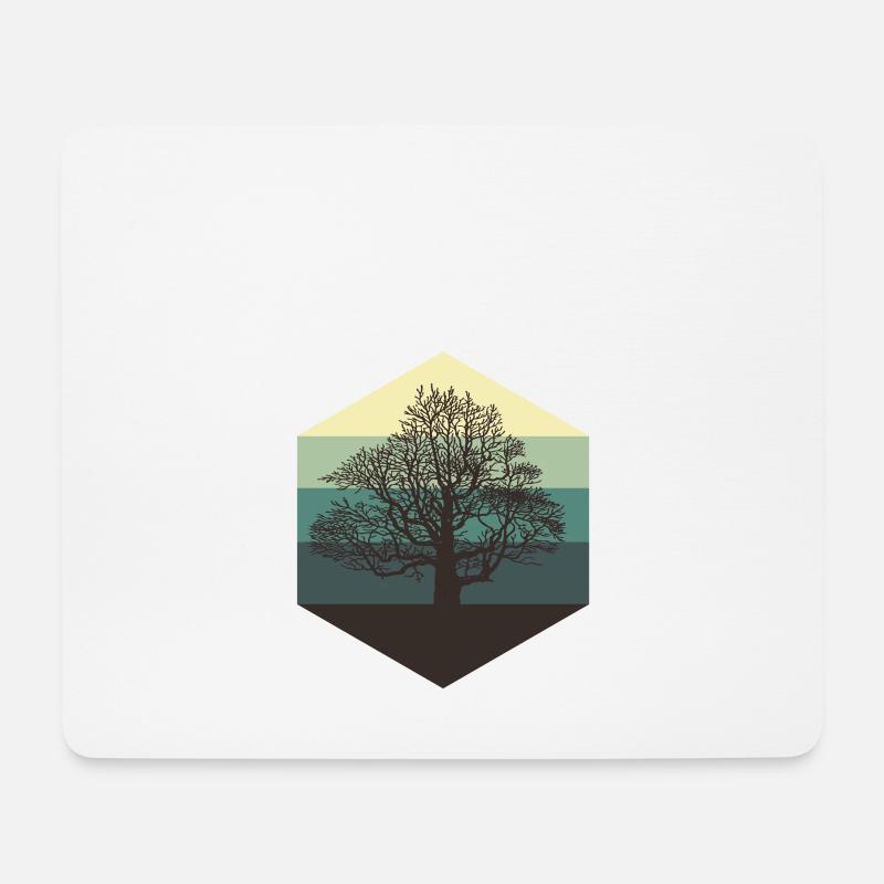 tree - Mouse Pad (horizontal) - white