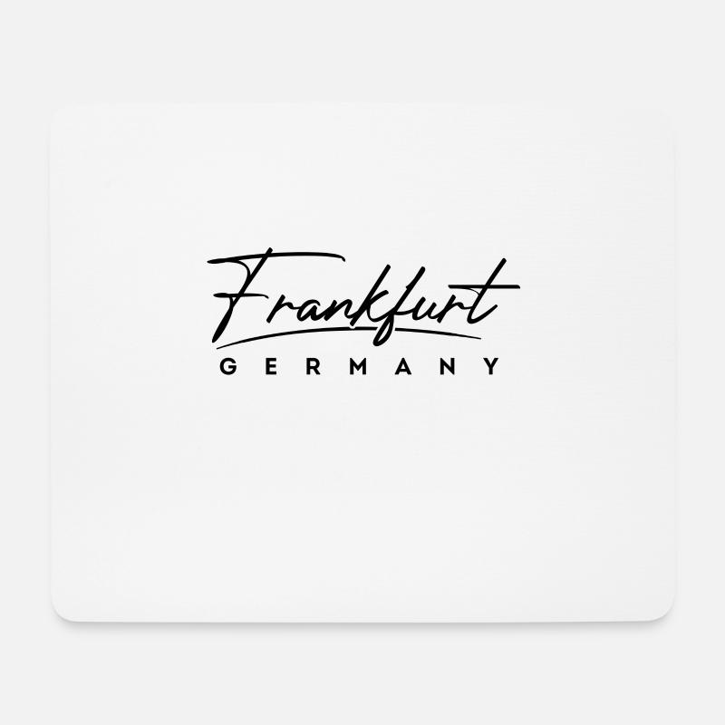 Frankfurt - Mousepad (Querformat) - Weiß