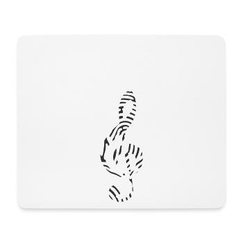 music - Mouse Pad (horizontal) - white - Front