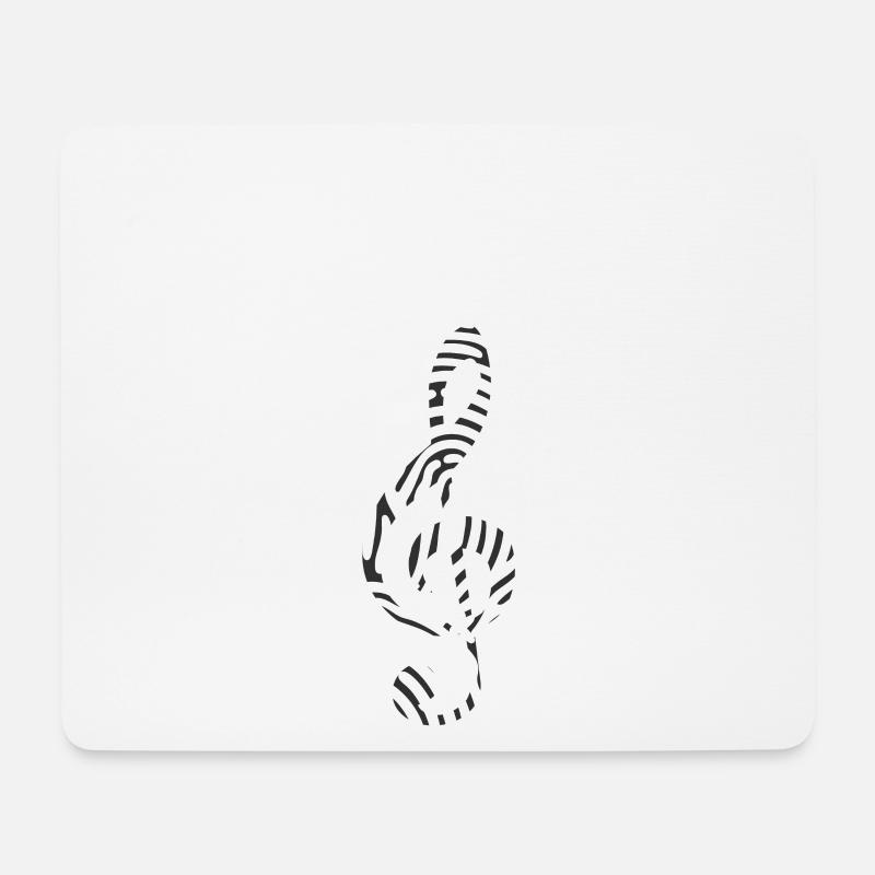 music - Mouse Pad (horizontal) - white