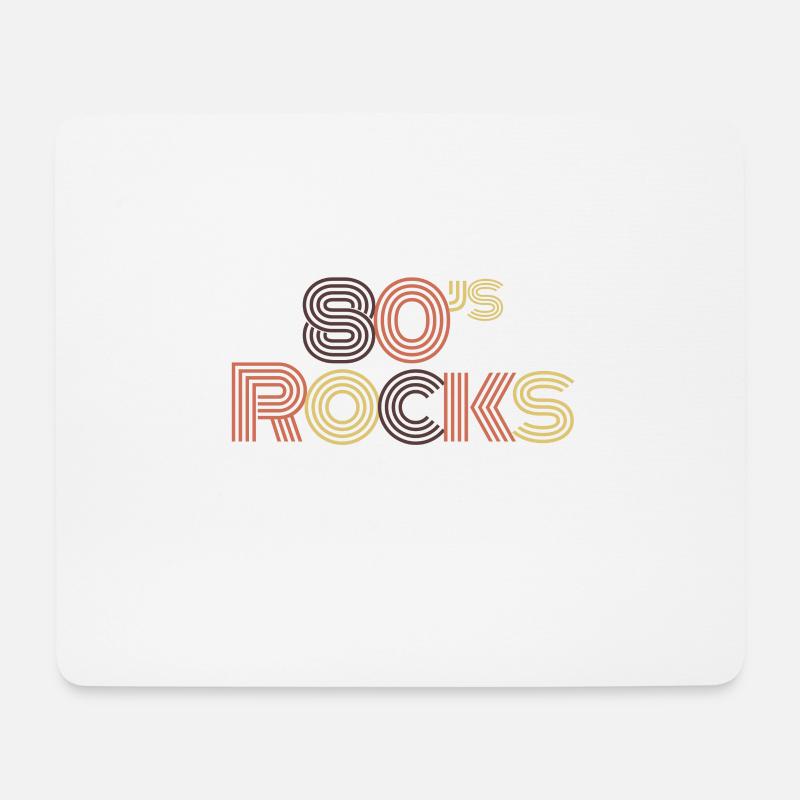 80s - Mouse Pad (horizontal) - white