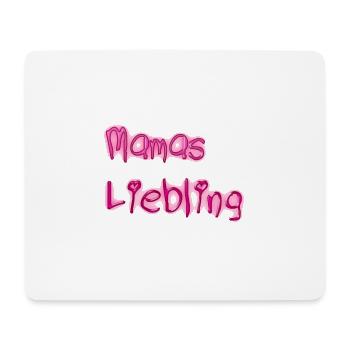 Mamas Liebling - Mousepad (Querformat) - Weiß - Vorne