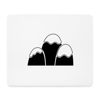 Mountains Mountain Mountains 20 - Mouse Pad (horizontal) - white - Front