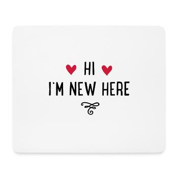 NEWHEREBABY - Tapis de souris (format paysage) - blanc - Devant