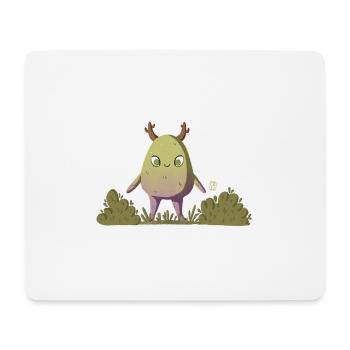 Créature de la forêt mousseuse/Créature de la nature - Tapis de souris (format paysage) - blanc - Devant