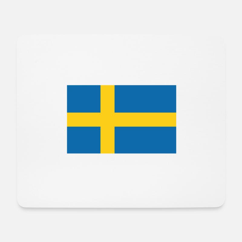 sweden - Mouse Pad (horizontal) - white