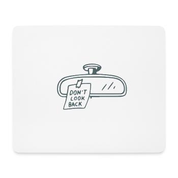 Rebellious Car Mirror Note Design - Mouse Pad (horizontal) - white - Front