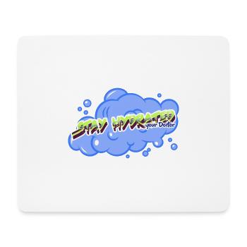 graffiti logo funny boys girl gift - Mouse Pad (horizontal) - white - Front