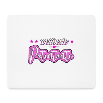 Weltbeste Patentante - Mousepad (Querformat) - Weiß - Vorne