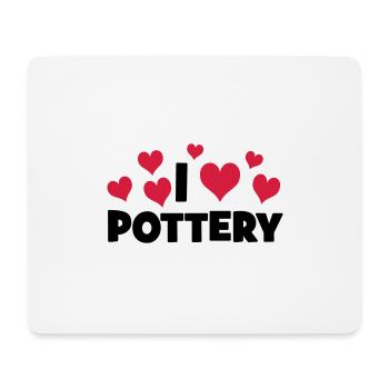 POTTERY - Mousepad (Querformat) - Weiß - Vorne