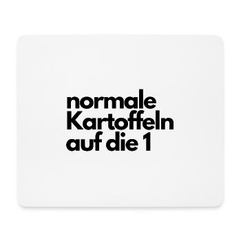 normale Kartoffeln auf die 1 - Mousepad (Querformat) - Weiß - Vorne