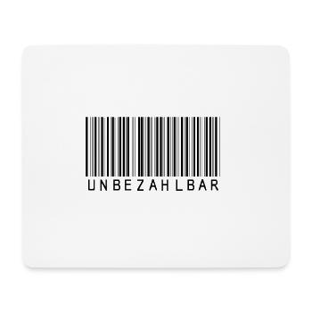 Unbezahlbar - Mousepad (Querformat) - Weiß - Vorne