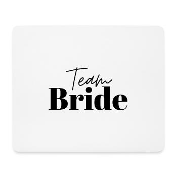 Team Bride - Mousepad (Querformat) - Weiß - Vorne