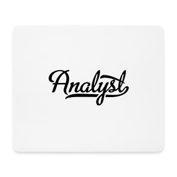 analyst - Mouse Pad (horizontal) - white - Front