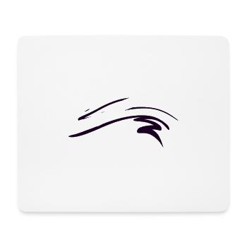 welle wellen linie linien strich - Mousepad (Querformat) - Weiß - Vorne