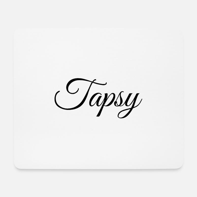 Tapsy 1 - Mousepad (Querformat) - Weiß