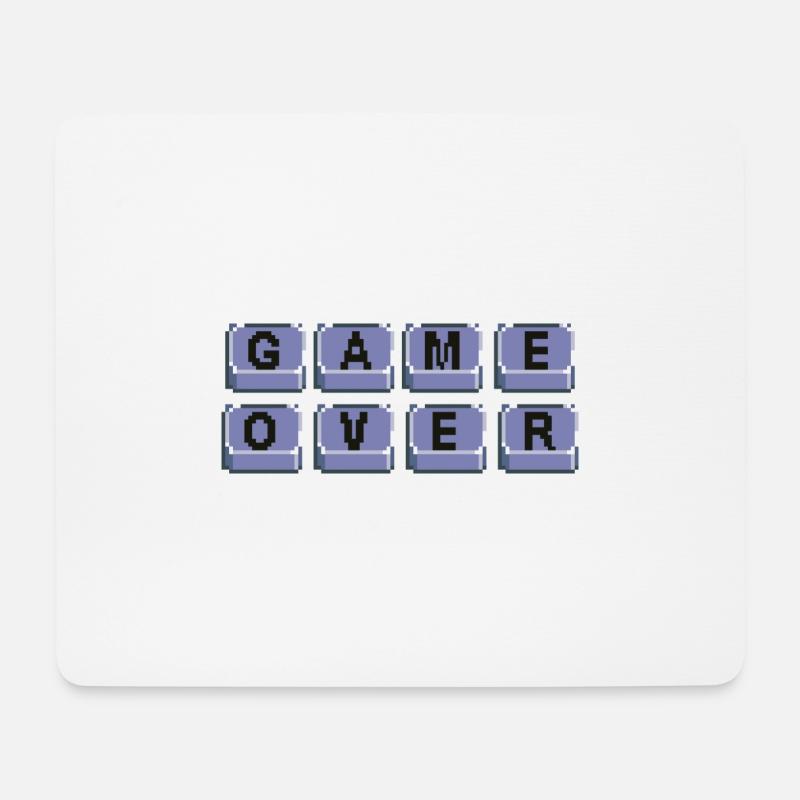 Game over - Mouse Pad (horizontal) - white
