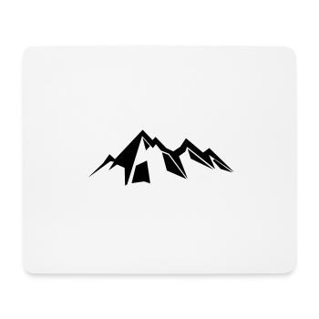 Mountains Mountain Mountains 15 - Mouse Pad (horizontal) - white - Front