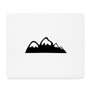 Mountains Mountain Mountains 10 - Mouse Pad (horizontal) - white - Front