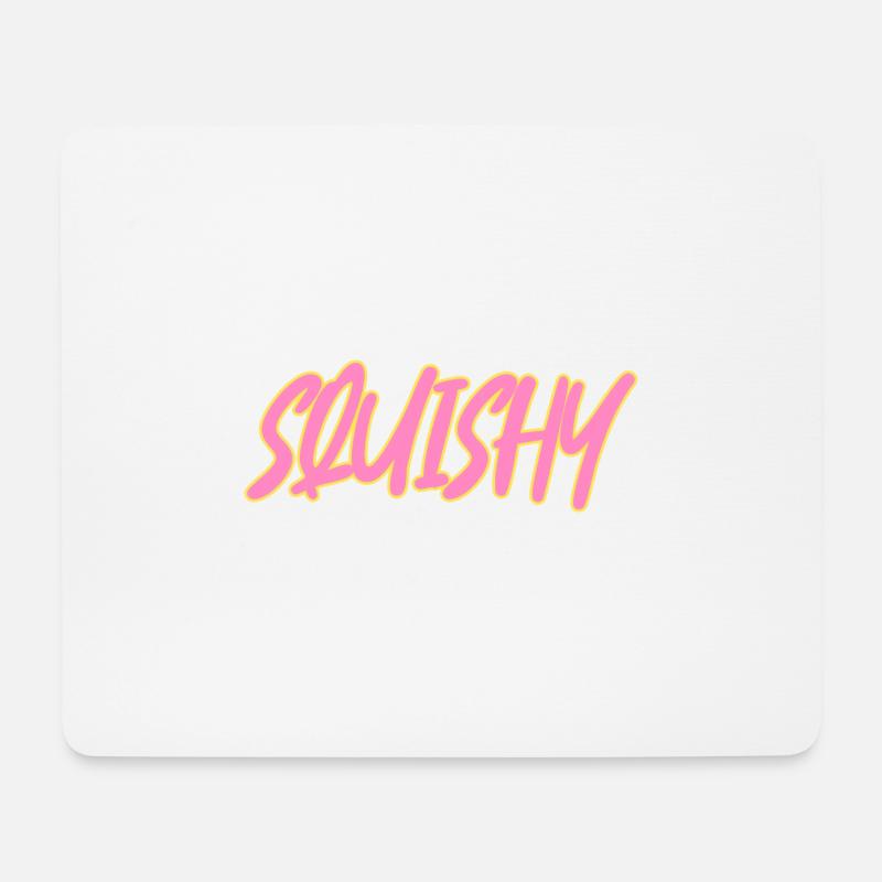 Squishy - Mouse Pad (horizontal) - white