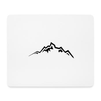 Mountains Mountain Mountains 18 - Mouse Pad (horizontal) - white - Front