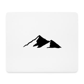 Mountains Mountain Mountains Mountain 04 Drawing area 5 - Mouse Pad (horizontal) - white - Front