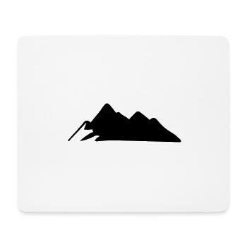 Mountains Mountain Mountains 02 - Mouse Pad (horizontal) - white - Front