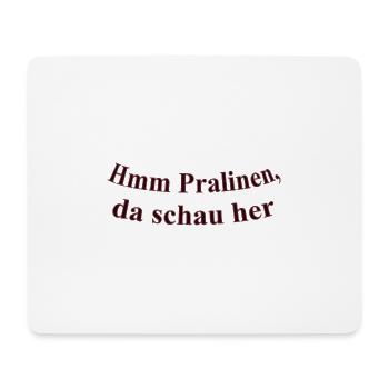 Pralinenleckerei - Mousepad (Querformat) - Weiß - Vorne