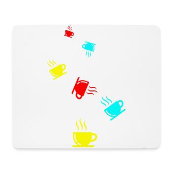 Kaffeetasse - Mousepad (Querformat) - Weiß - Vorne