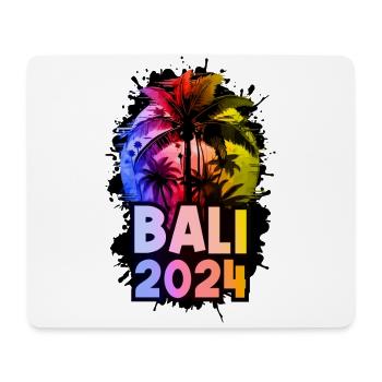 Bali 2024 Urlaub Bunt - Mousepad (Querformat) - Weiß - Vorne