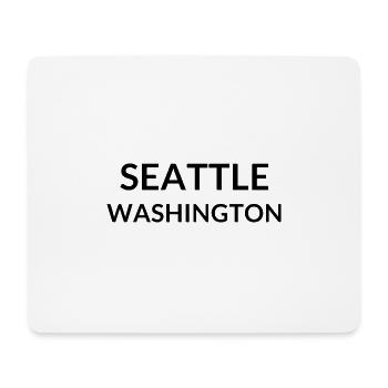 Seattle, Washington, USA - Mouse Pad (horizontal) - white - Front