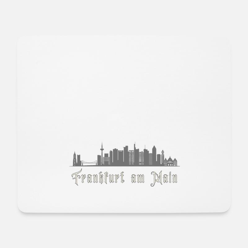 Frankfurt am Main Bankenviertel Frankfurter - Mousepad (Querformat) - Weiß