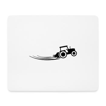 tractor icon - Mouse Pad (horizontal) - white - Front