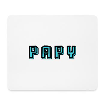 PAPY. FÊTE DES PÈRES. BONNE FÊTE PAPY. JE T'AIME. - Tapis de souris (format paysage) - blanc - Devant