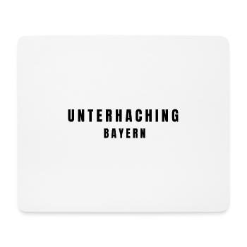 Unterhaching Bavière - Tapis de souris (format paysage) - blanc - Devant