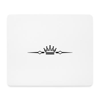 Crown Symbol - Mouse Pad (horizontal) - white - Front