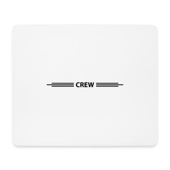 crew linie - Mousepad (Querformat) - Weiß - Vorne