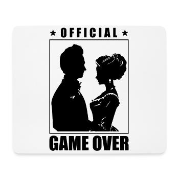 Jeu de couple de mariage sur le couple de mariage Jga - Tapis de souris (format paysage) - blanc - Devant