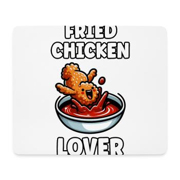 Poulet frit Ailes de poulet Poulet Cadeau - Tapis de souris (format paysage) - blanc - Devant