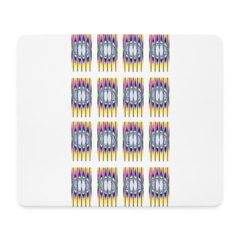 Hypnotic design Type-1 - Mouse Pad (horizontal) - white - Front