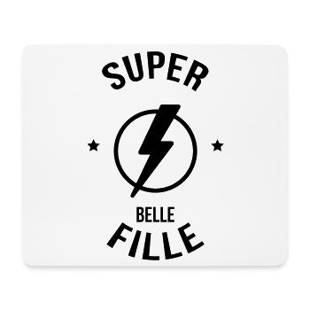 belle-fille / beau-fils / beau fils / belle fille - Tapis de souris (format paysage) - blanc - Devant