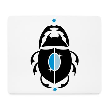 Skarabaeus Glückskäfer - Mousepad (Querformat) - Weiß - Vorne