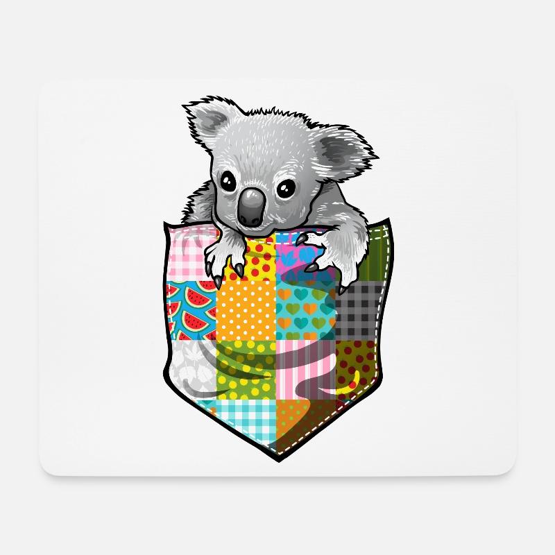 a koala in your pocket - Mouse Pad (horizontal) - white