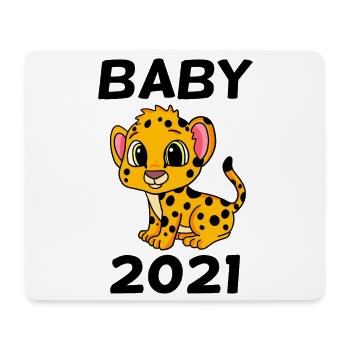 Baby 2021 - Neugeborenes 2021 Baby Geschenk - Mousepad (Querformat) - Weiß - Vorne