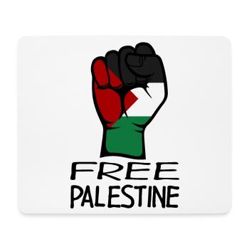 Palästina Flagge free Palestine schwarz - Mousepad (Querformat) - Weiß - Vorne