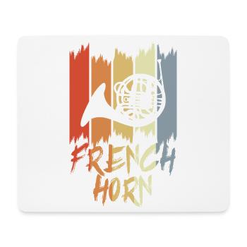 Cor d’harmonie Look Vintage - Tapis de souris (format paysage) - blanc - Devant
