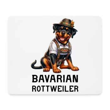 Rottweiler Bayern Design - Mousepad (Querformat) - Weiß - Vorne